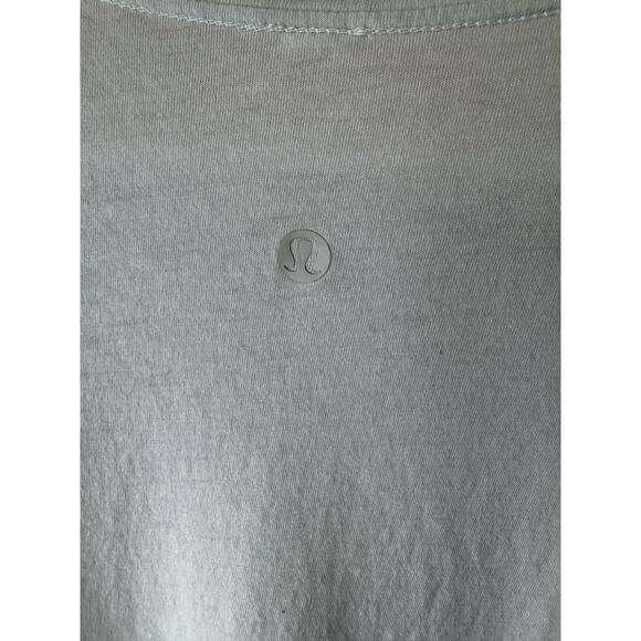 Lululemon Roll-up Short Sleeves T-Shirt in Pale Blue Size M - Picture 3 of 4